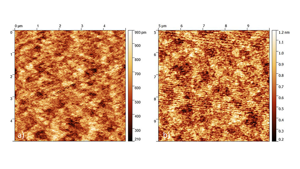 Surface roughness characterization of an InGaP layer acquired similar to Fig. 1