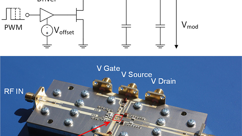 Reverse buck converter system and floating ground amplifier