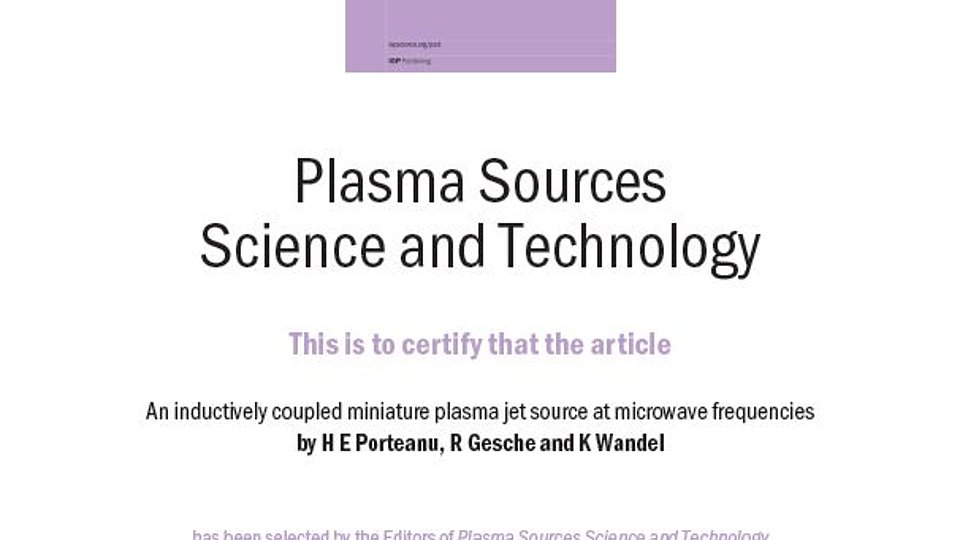 Certificate highlight publication