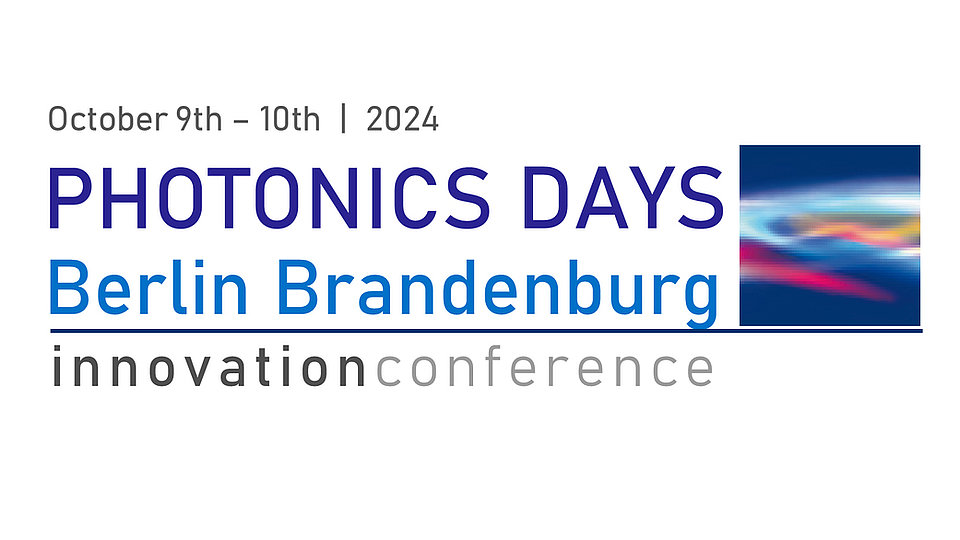 Photonics Days conference in Berlin Brandenburg, scheduled for October 9th and 10th, 2024. This event focuses on innovation in the field of photonics.