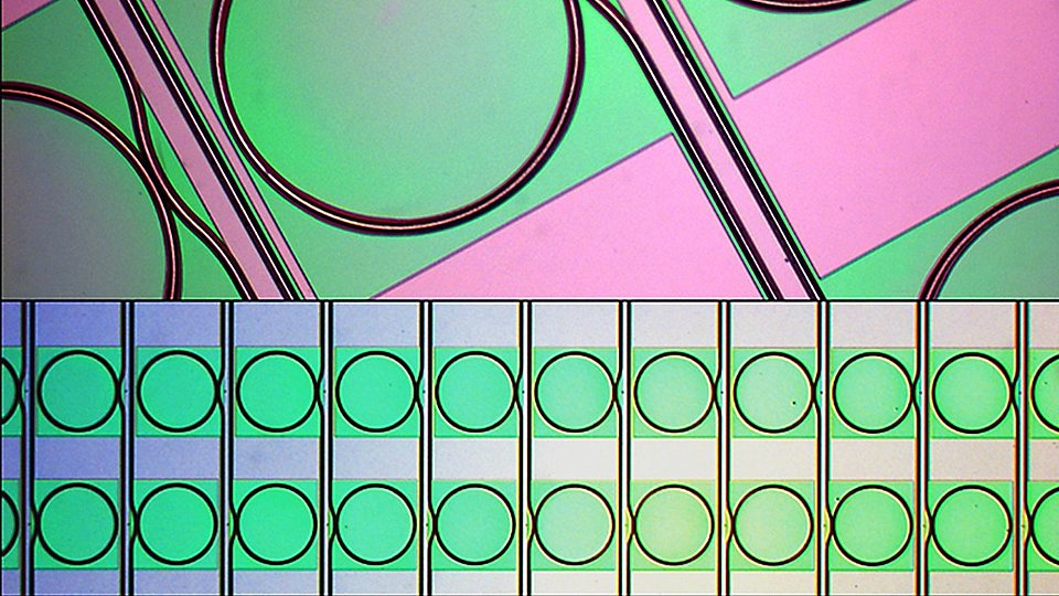 Siliziumoxid-auf-Silizium-Chip