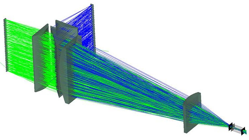 Beam propagation simulation of 28-level laser stacks coupled into a 1.9&nbsp;mm fiber