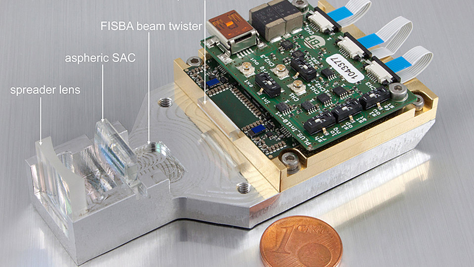 48-emitter DBR laser module