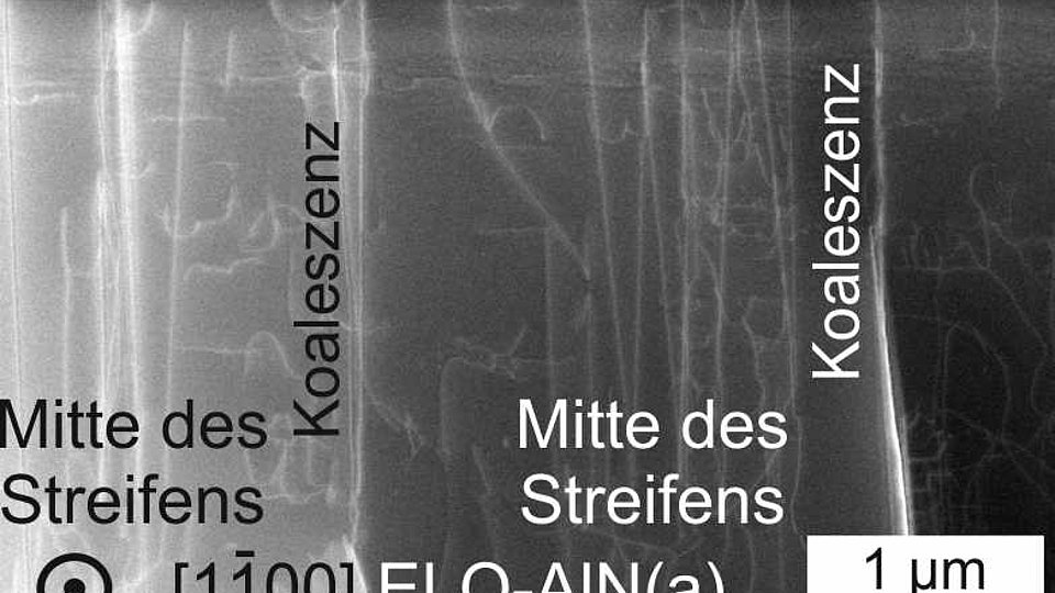 STEM-Querschnitt einer ELO-AlN(a)-Schicht