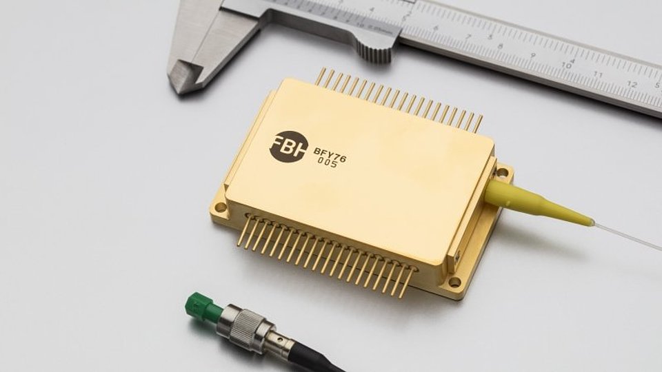 rot-emittierendes Diodenlasermodul mit optischer Faser