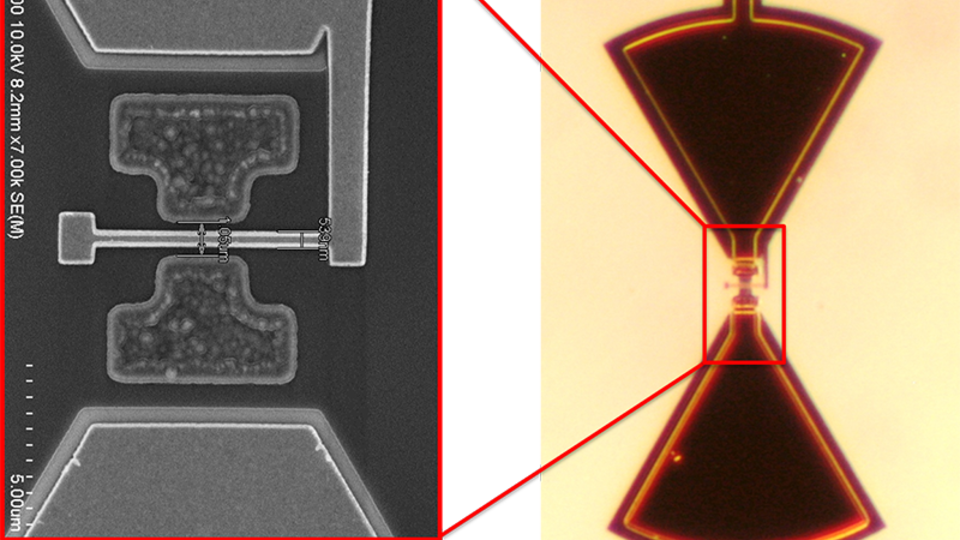 GaN HEMT integrated in antenna structure