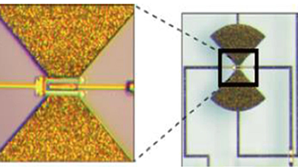 GaN HEMT & antenna structure