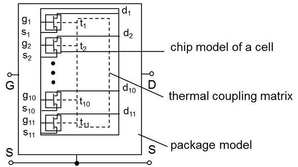 schematic transistor model