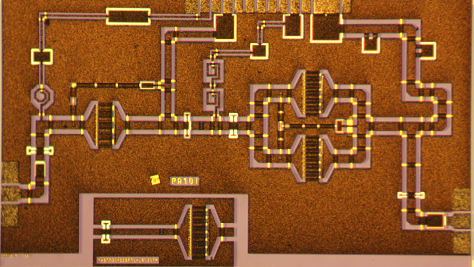 Two-stage X-Band GaN power amplifier MMIC