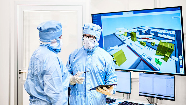 Link zum Projekt Digitalisierung des Reinraums