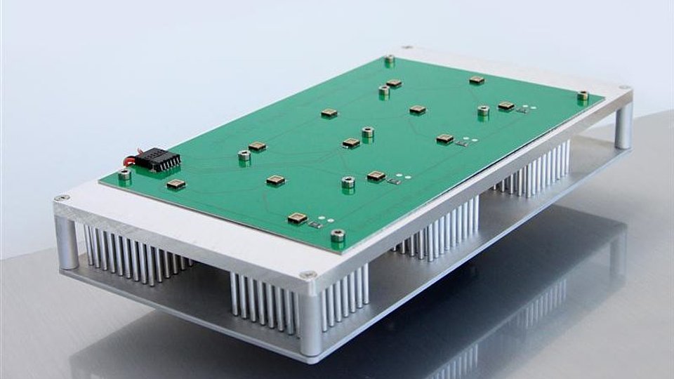 Square UVC LED module for water disinfection
