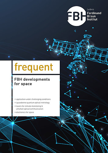 Cover der frequent-Ausgabe FBH developments for space 