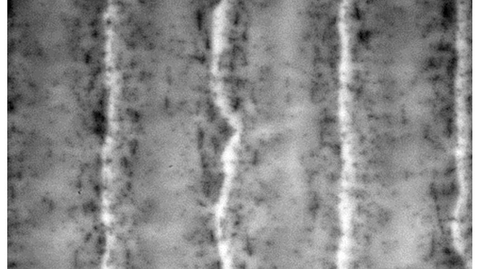 Cathodoluminescence: absorber layer on ELO template