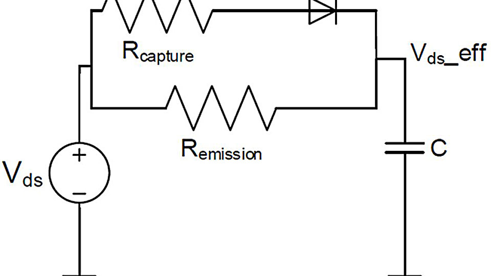 Schematic of drain-lag model