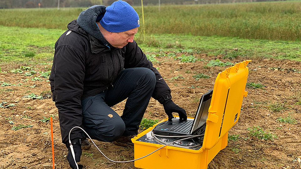 First field experiments using FBH’s portable SERDS sensor system