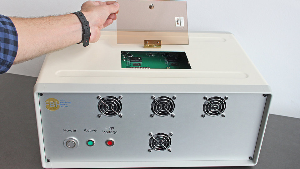 FBH’s system for pulsed transistor measurements