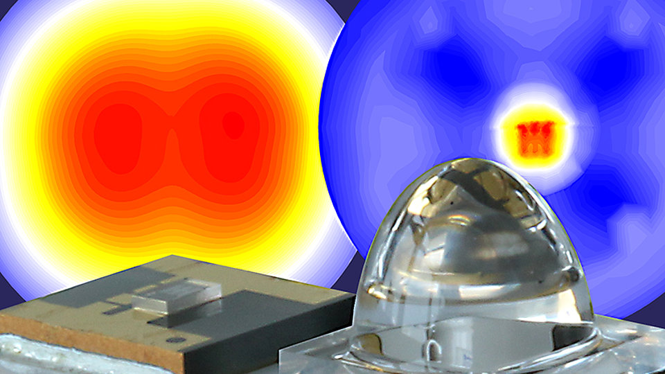 Fig.3. Far-field emission pattern